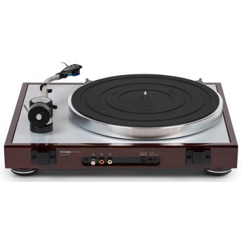 Thorens TD-403 DD walnut, rear, connections