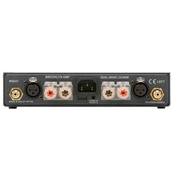 Mytek Brooklyn Amp+ rear, connections