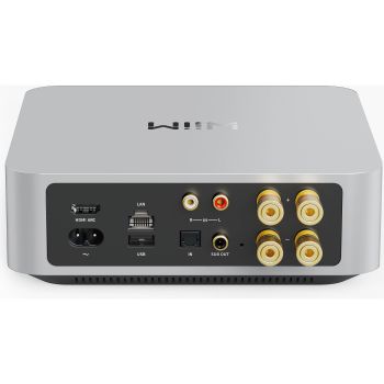 WiiM Amp Pro rear, connections