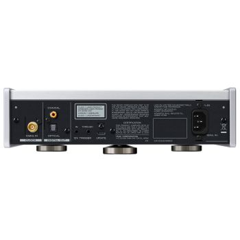 Teac PD-507T silver rear-connections