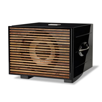 REL S/850 with optional wood grille