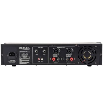 Ibiza AMP800 mkII rear-connections