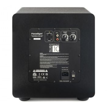 Paradigm Essentials SUB-10 rear-connections