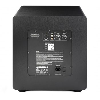 Paradigm Essentials SUB-12 rear-connections