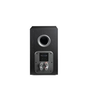 Paradigm Premier 120B v2 black walnut rear-connections