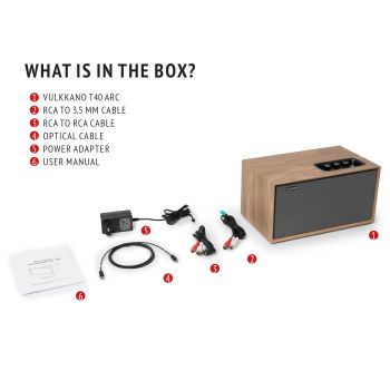 Vulkkano T40 ARC whats in the box