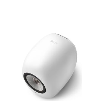 KEF LS Luxe mineral white top view