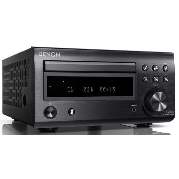 Micro HiFi Denon RCD-M41, black color, with rMicro HiFi Denon RCD-M41, black color