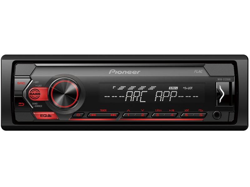 Pioneer MVH-S120UB - red