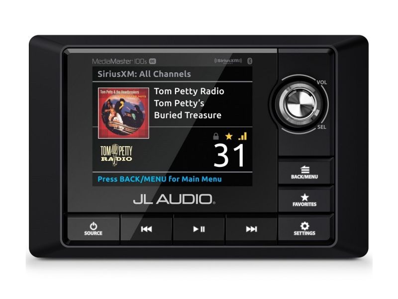 JL Audio MediaMaster MM105 radio usb aptX-bluetooth multizone media player