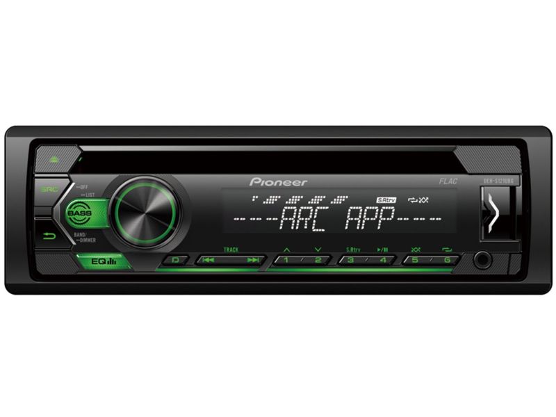 Pioneer DEH-S121UBG με τηλεχειριστηριο - green