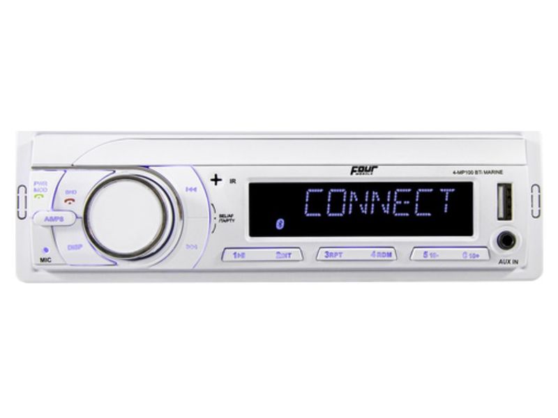 Four Connect 4-MP100BTi Marine radio usb bluetooth media player