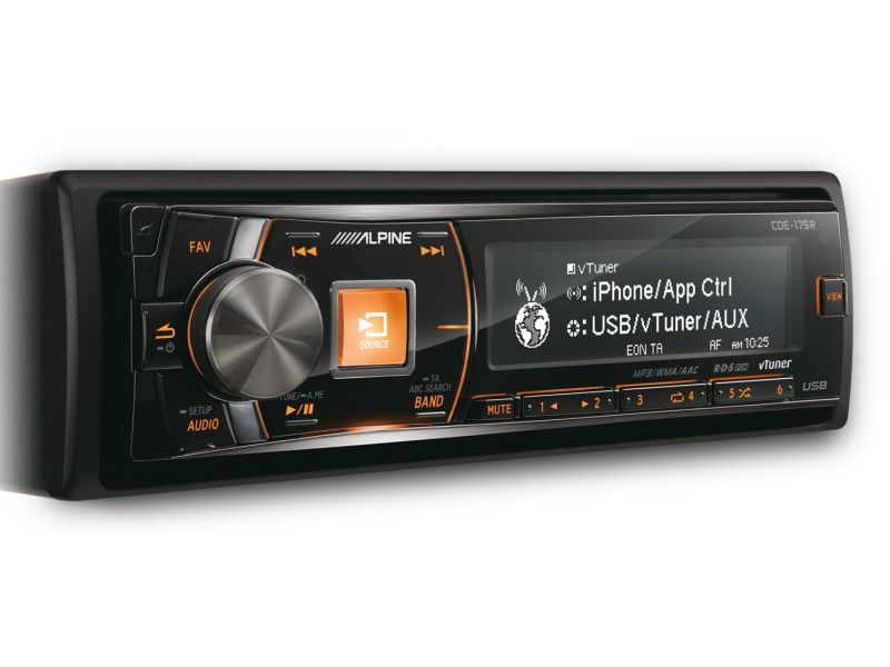 Radio , Cd player , USB