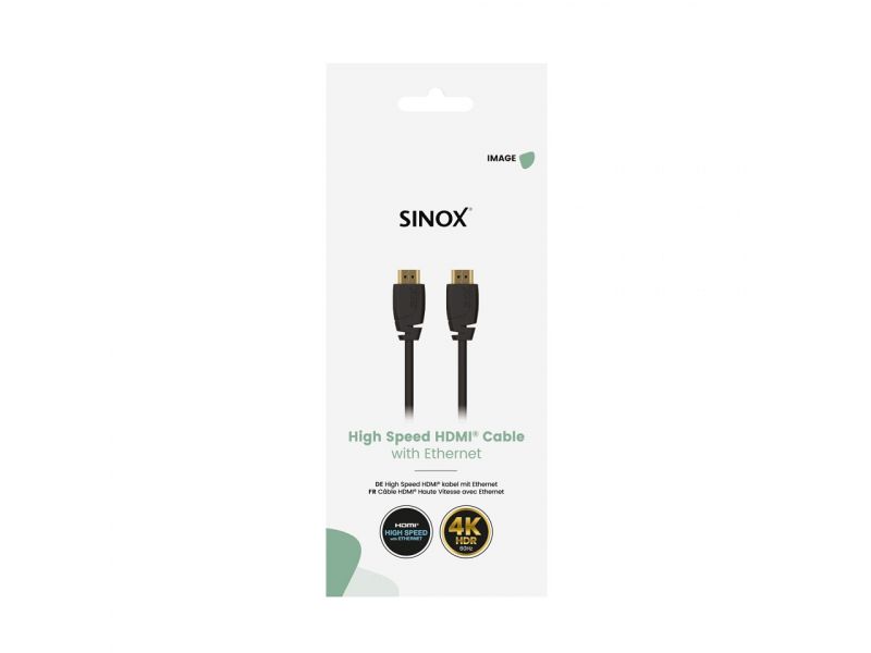 Sinox HDMI SOE-03062 - 2 μέτρα - UHD 4K/60Hz 18GBps