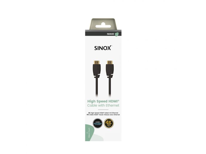 Sinox HDMI SOV-03063 - 3 μέτρα - UHD 4K/60Hz 18GBps