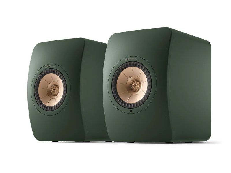KEF LS50 Wireless II moss green