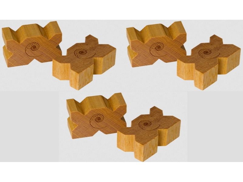Cardas Douglas Fir Blocks small - 6 τεμάχια