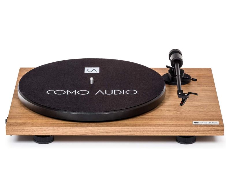 Como Audio Vinyl Turntable walnut