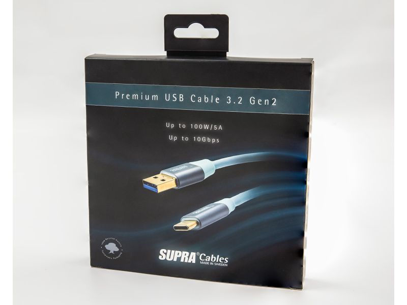 Supra USB 3.2 C-C Gen-2 - C male to C male - 2m