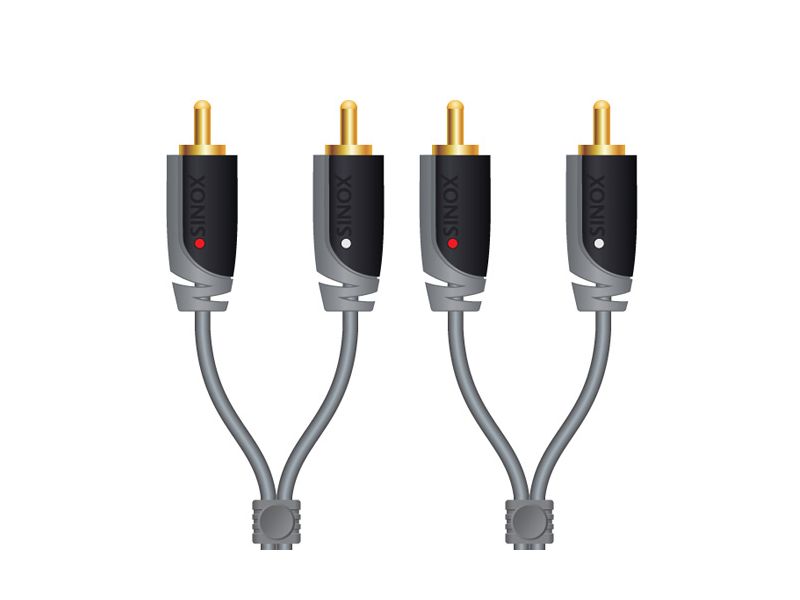 Sinox SXA-4202 rca to rca - 2 meters